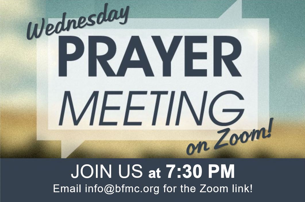 Weekly Prayer Meeting - Barrie Free Methodist Church